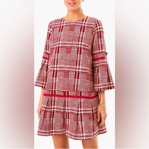 Tuckernuck Red and White Plaid Mini Dress